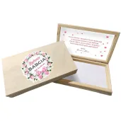 pudelko na przezent dzien babci szkatulka najlepsza babcia na swiecie 20x10 5 cm