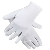 rekawiczki swiety mikolaj krotkie biale boland 24cm