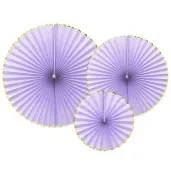 rozeta wiszaca yummy liliowy partydeco 3 szt