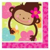 serwetki 33 cm monkey love 16 szt