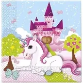 serwetki unicorn rozm 33 x 33 cm 20 szt