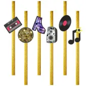 slomki disco zlota kula zloty metalik 19 5 cm 6 szt