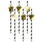 slomki liczba 18 korona z cyrkonia zlote 19 5cm 6 szt