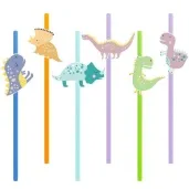 slomki papierowe dinozaury kolorowe partypal 6 szt