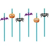 slomki papierowe halloween boo turkusowy godan 20 cm 6 mm