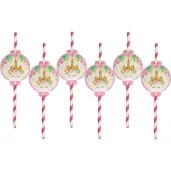 slomki papierowe jednorozec unicorn jix 19 5 cm 6 szt