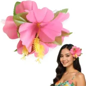 spinka hawajska aloha kwiaty rozowa godan