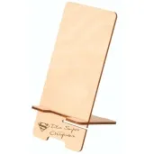 stojak na telefon dla super chlopaka drewno 19x9 cm