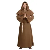 stroj dla doroslych mnich zakonnik brazowy kraszek rozm xl