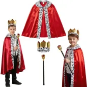 stroj dla dzieci krol czerwony kraszek rozm uniw