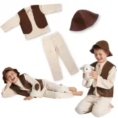 stroj dla dzieci pastuszek z czapka rozm 110 116 partytino