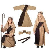 stroj dla dziecka na jaselka bal swietych jozef szata pasek nakrycie glowy 146 152