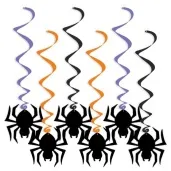 swiderki wiszace halloween pajaki mix 6 szt