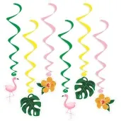 swiderki wiszace hello aloha flaming mix 6 szt