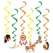 swiderki wiszace indianska wioska mix 6 szt