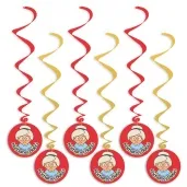 swiderki wiszace kochanej babci odznaka zloto czerwone 6 szt