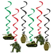 swiderki wiszace zolnierz z poligonu mix 6 szt