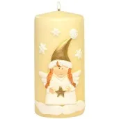 swieca pienkowa aniolek kremowa adpal 120 60 mm