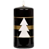 swieca pienkowa choinka czarna adpal 120 58 mm