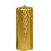 swieca pienkowa galazki swierku zlota adpal 150 58 mm