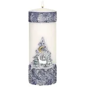 swieca pienkowa renifer bialo granatowa adpal 200 70 mm