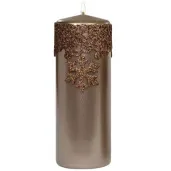 swieca pienkowa sniezynka brazowa adpal 200 70 mm