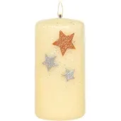 swieca pienkowa trzy gwiazdki kremowa adpal 120 58 mm