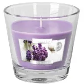 swieca zapachowa w szkle aurelia lawenda bispol 8 cm