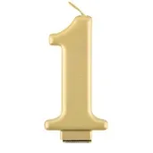 swieczka na tort 1 zloty godan