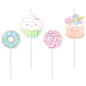 swieczki na tort crazy cake slodki torcik amscan 5 5 cm 4 szt