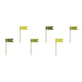 szpilki drewniane pszczolka partydeco 7 cm 6 szt