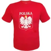 t shirt z nadrukiem polska orzel bialy czerwony arpex l