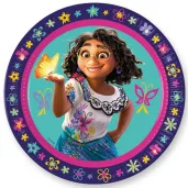 talerzyki papierowe magiczne encanto mirabel procos 23 cm 8 szt