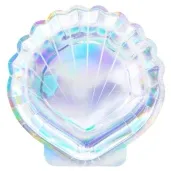 talerzyki papierowe muszla partydeco 18 cm 6 szt