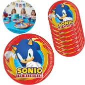 talerzyki papierowe sonic next generation procos 20 cm 8 szt