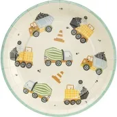 talerzyki pojazdy budowlane partydeco 6 szt