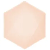 talerzyki vert decor heksagonalne morelowy amscan 20 8 cm 6 szt