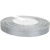 tasiemka brokatowa classic srebrny czakos 12 mm 22 m