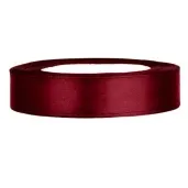 tasiemka satynowa classic bordowy partydeco 12 mm 25 m