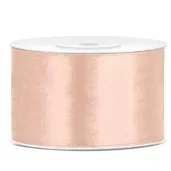 tasiemka satynowa classic brzoskwiniowy jasny partydeco 38 mm 25 m