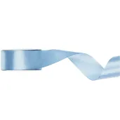 tasiemka satynowa classic niebieski mglisty jasny partydeco 25 mm 25 m
