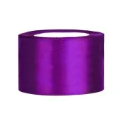 tasiemka satynowa classic purpurowa partydeco 38 mm 25 m