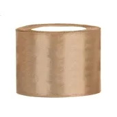 tasiemka satynowa classic zlota jasna partydeco 50 mm 25 m