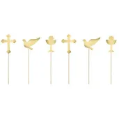 topper papierowy i komunia swieta partydeco 31 5 cm 6 szt