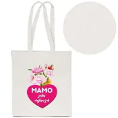 torba premium mamo jestes najlepsza ecru 40x34 cm