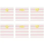 torebki na slodycze yummy rozowy jasny partydeco 6 szt