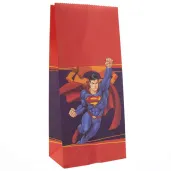 torebki papierowe superman shield of justice party factory 20x10 cm 10 szt