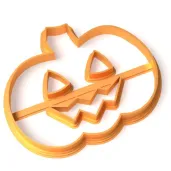 wykrawacz co ciasta masy foremka w ksztalcie dyni na halloween pomaranczowa wykrojnik cutter 93x77mm
