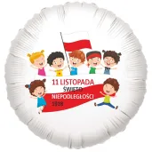 xx balon bialy 11 listopad dzieci