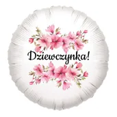 xx balon foliowy dziwczynka kwiat jabloni